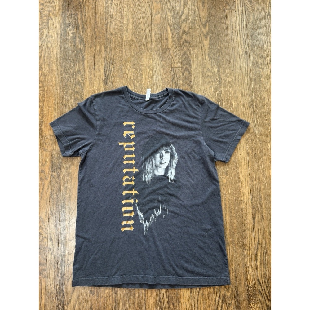 Taylor Swift Reputation Tour Graphic T-Shirt Black Bella+Canvas Merch Size L